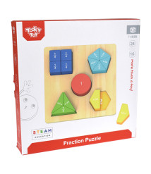 Puzzle fracțional din lemn, 57240